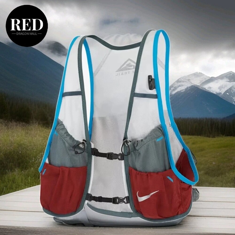 Nike Running Trail Vest Lightweight Adjustable Dark Red N1000599012 - Men's XL